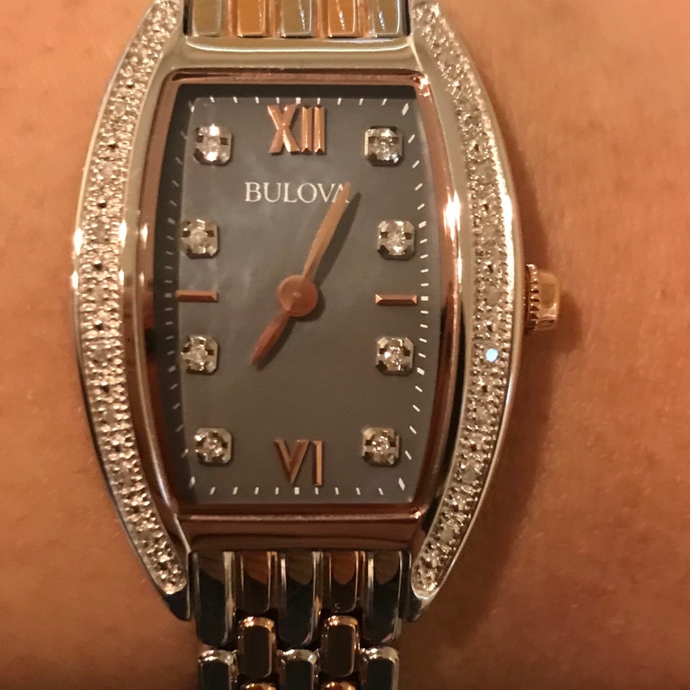 Bulova Diamond Watch for Women - Picture 7 of 8